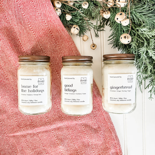 Classic Christmas Collection - Mason Jar Trio