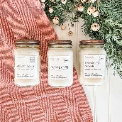 Winter Collection - Mason Jar Candle